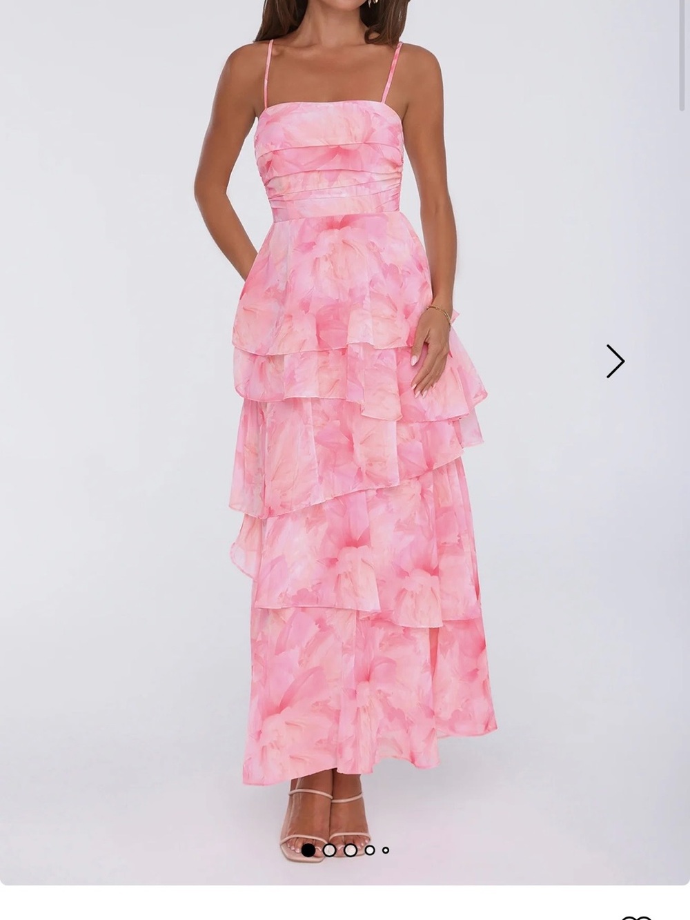 Hello Molly Little Dream Pink Maxi Dress